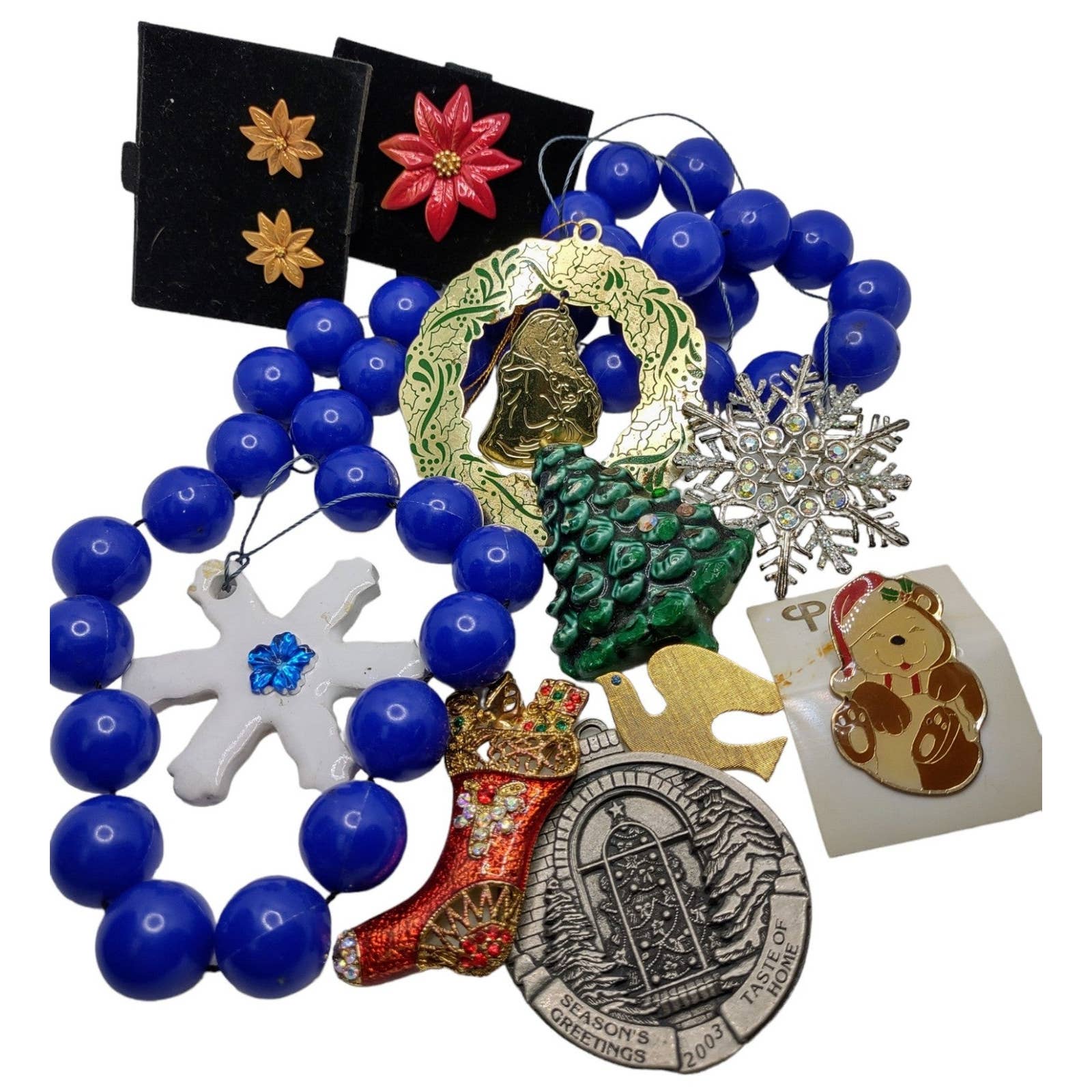 Vintage Christmas Jewelry Lot
